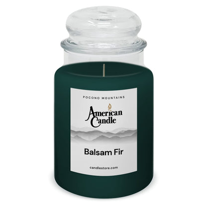 American Candle Balsam Fir 22 oz Glass Jar Scented Candle - Made in the USA