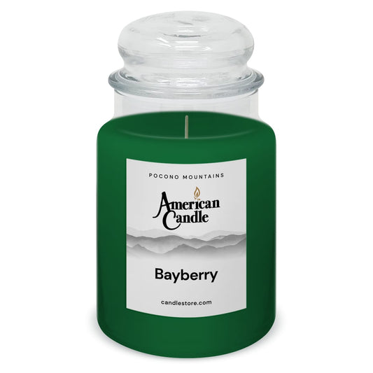 American Candle Bayberry 22 oz Glass Jar Scented Candle - Made in the USA