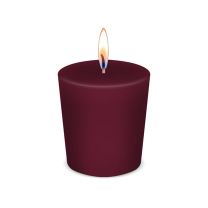 American Candle Black Cherry Votive Scented Candle with Flame - Made in the USA