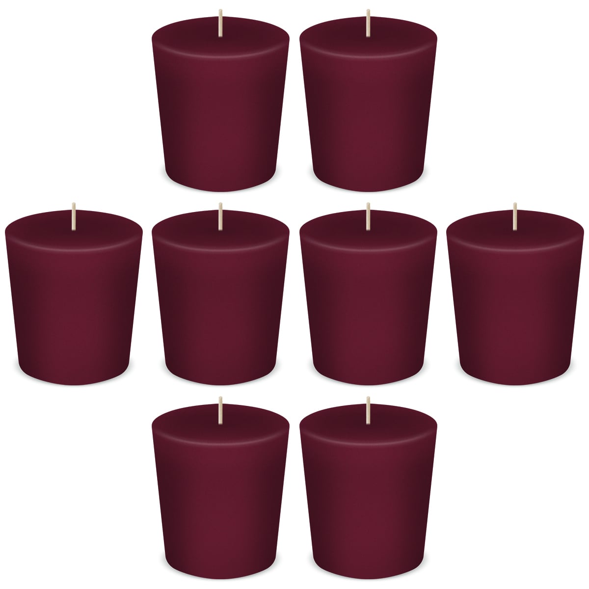 American Candle Black Cherry Votive Scented Candles by American Candle - Box of 8 - Made in the USA
