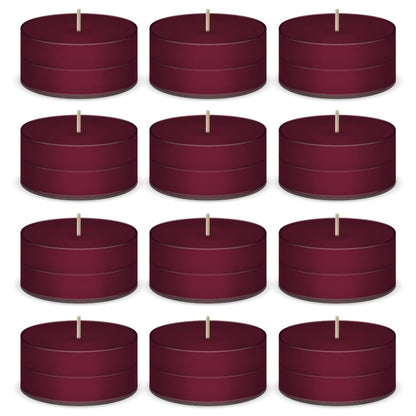 Black Cherry Scented Tea Lights Candles by American Candle - 12 Pack