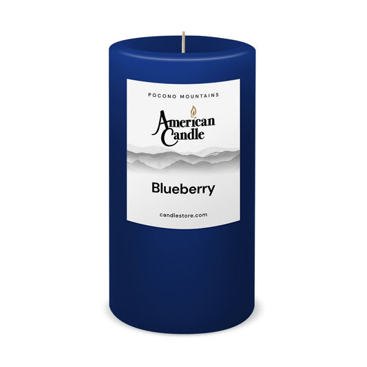 Blueberry Scented 3x6 Pillar Candle by American Candle