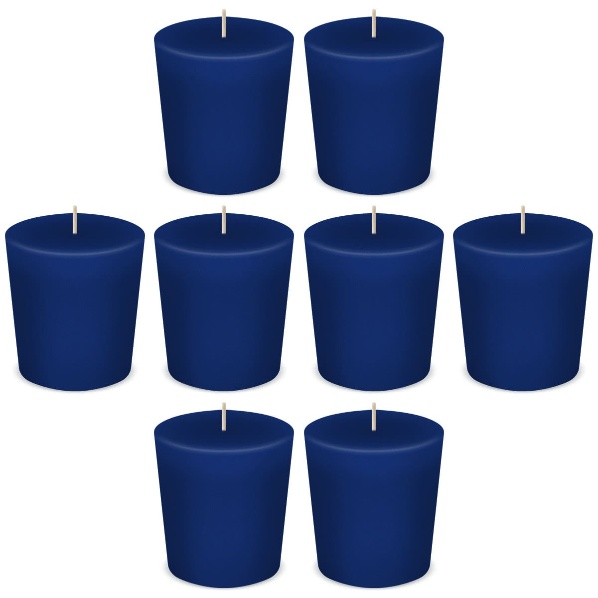 American Candle Blueberry Votive Scented Candles by American Candle - Box of 8 - Made in the USA