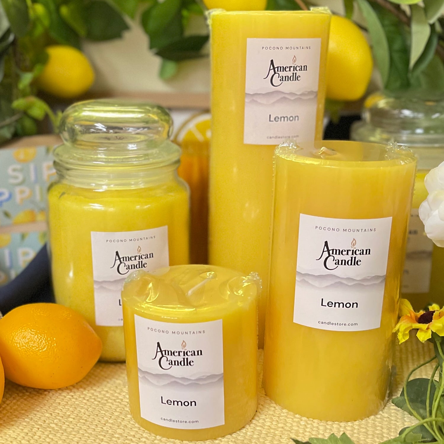Lemon Candles for Summer @ CandleStore.com