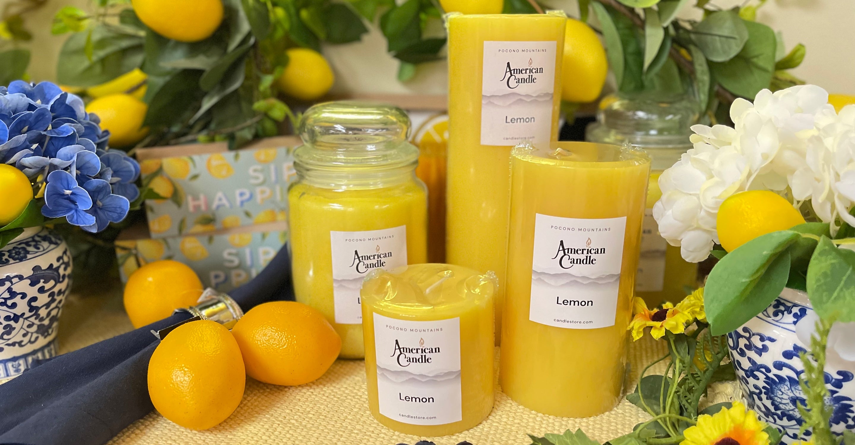 Lemon Candles for Summer @ CandleStore.com
