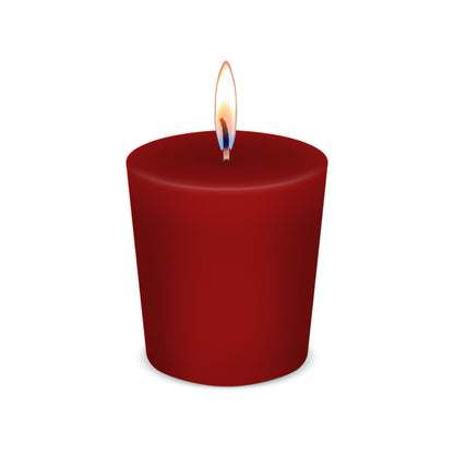 American Candle Candy Cane Votive Scented Candle with Flame - Made in the USA