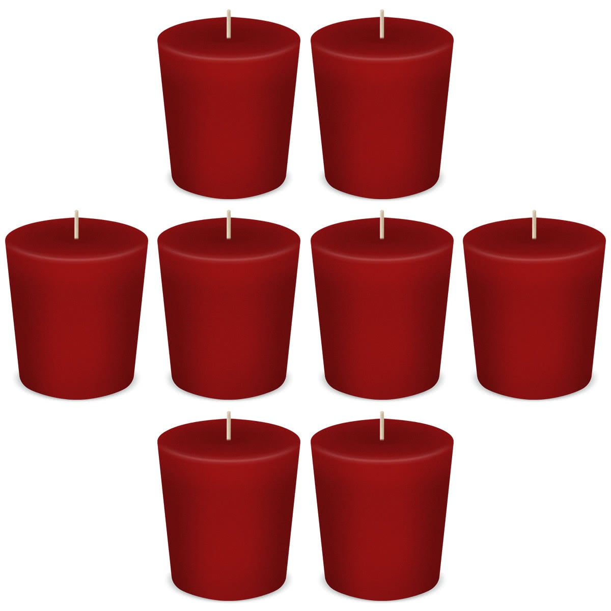 American Candle Candy Cane Votive Scented Candles by American Candle - Box of 8 - Made in the USA