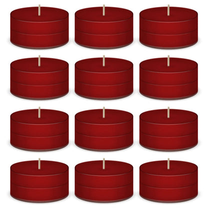 Candy Cane Scented Tea Lights Candles by American Candle - 12 Pack