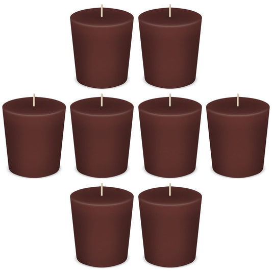 American Candle Chocolate Votive Scented Candles by American Candle - Box of 8 - Made in the USA