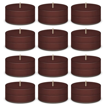 Chocolate Scented Tea Lights Candles by American Candle - 12 Pack