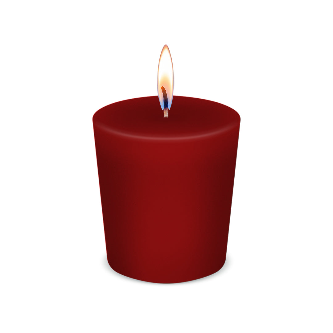 American Candle Christmas Essence Scented Votive Candle with Flame - Made in the USA