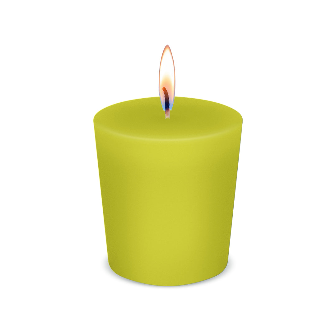 American Candle Citronella Scented Votive Candle with Flame - Made in the USA