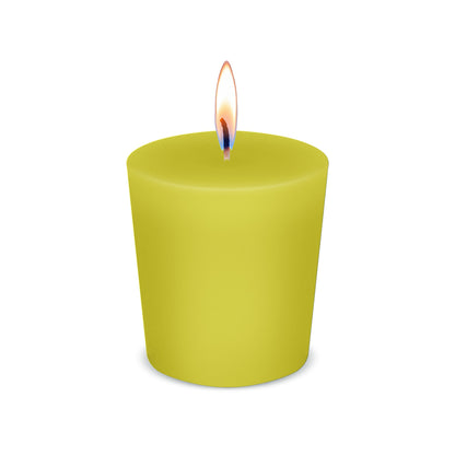 American Candle Citrus Garden Scented Votive Candle with Flame - Made in the USA