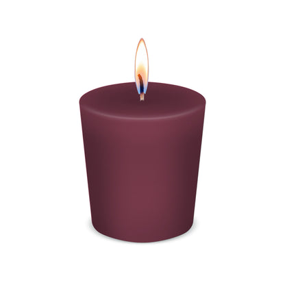 American Candle Country Home Mauve Scented Votive Candle with Flame - Made in the USA