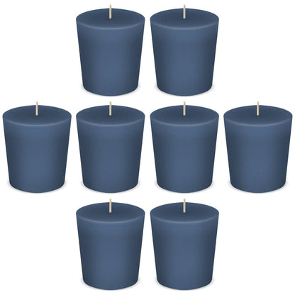 American Candle Country Home Blue Votive Scented Candles by American Candle - Box of 8 - Made in the USA