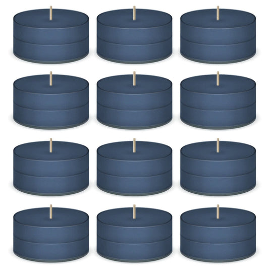 Country Home Blue Scented Tea Lights Candles by American Candle - 12 Pack