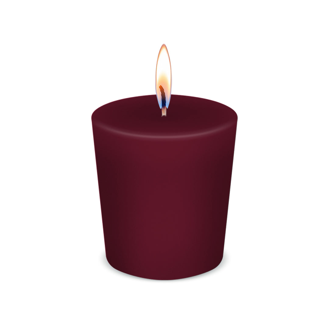 American Candle Frankincense and Myrrh Scented Votive Candle with Flame - Made in the USA