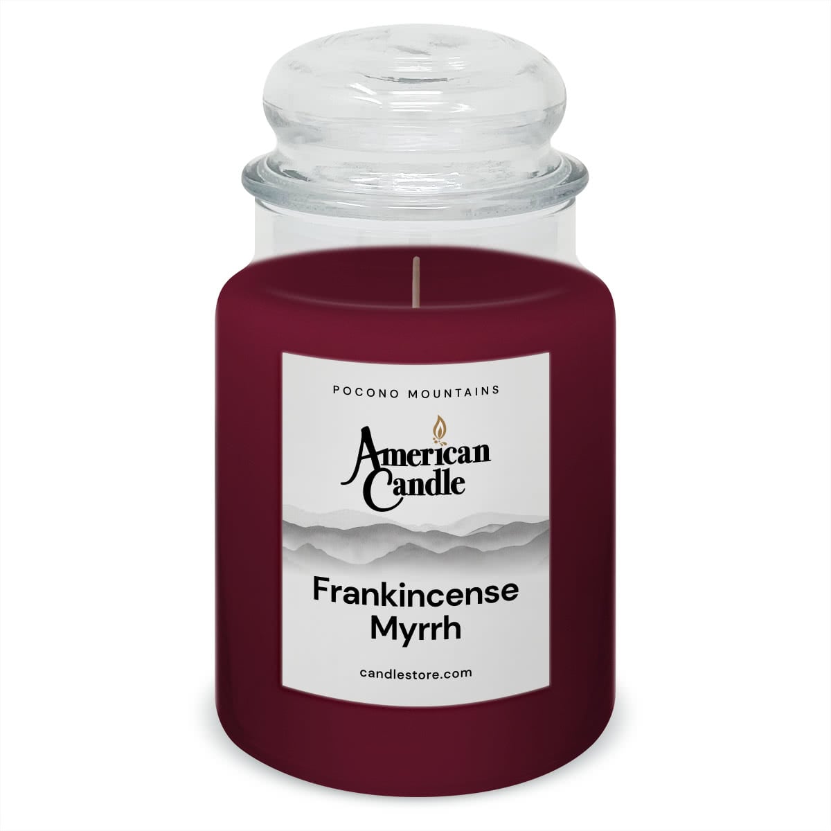 American Candle Frankincense and Myrrh 22 oz Glass Jar Scented Candle - Made in the USA