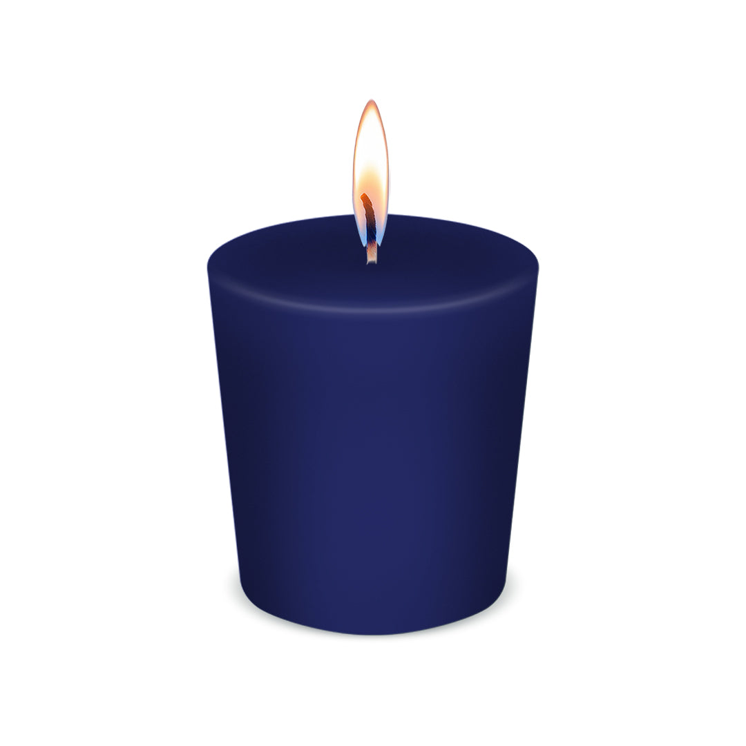 American Candle Freesia Scented Votive Scented Cable with Flame - Made in the USA