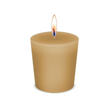 American Candle French Buttercream Scented Votive Candle with Flame - Made in the USA