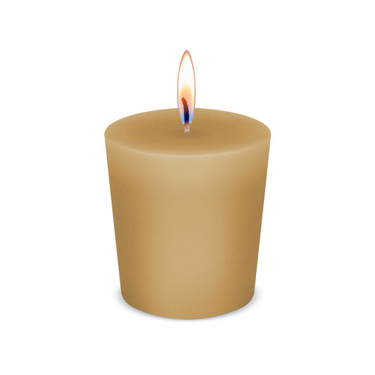 American Candle French Buttercream Scented Votive Candle with Flame - Made in the USA