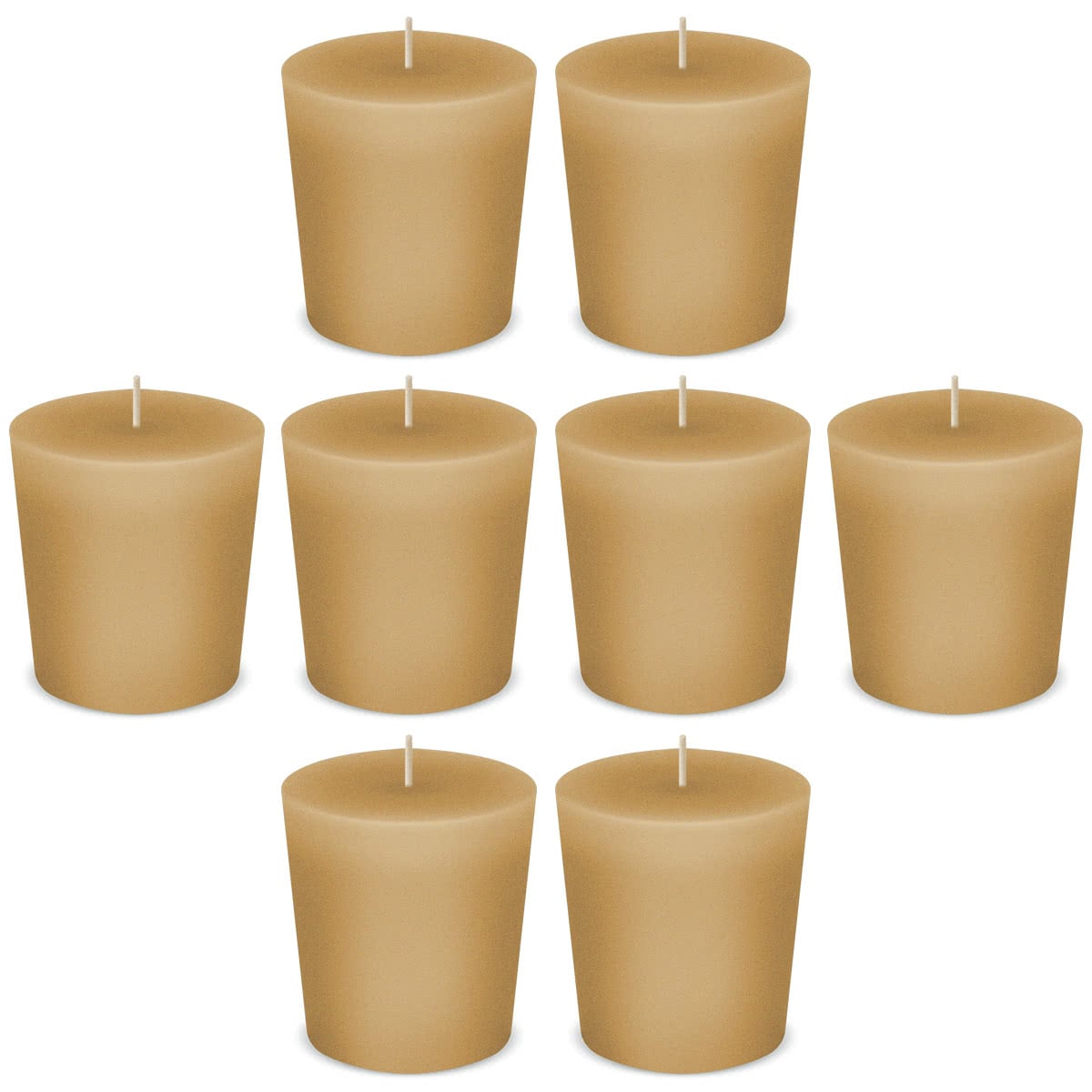 American Candle French Buttercream Votive Scented Candles by American Candle - Box of 8 - Made in the USA