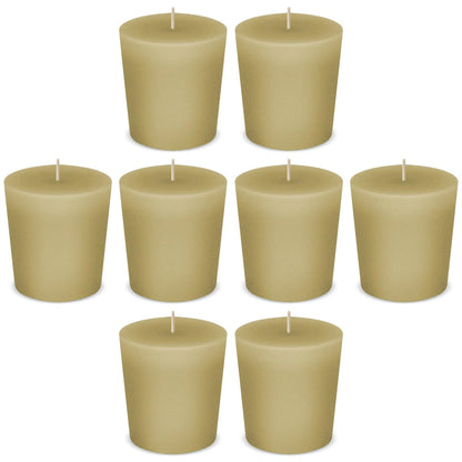 American Candle French Vanilla Votive Scented Candles by American Candle - Box of 8 - Made in the USA