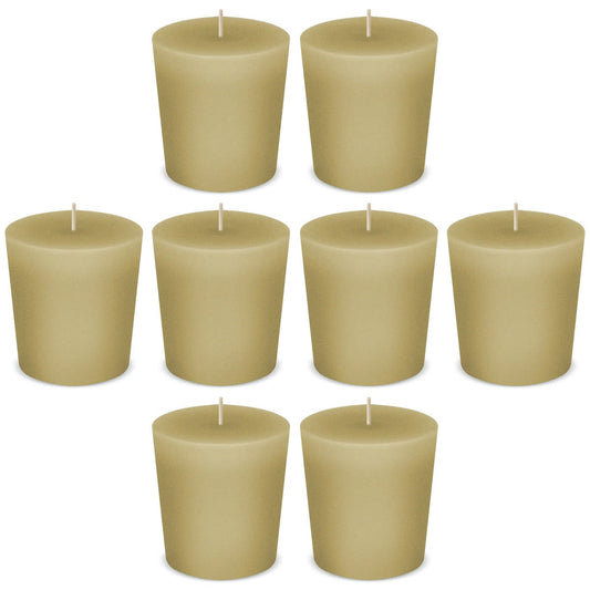 American Candle French Vanilla Votive Scented Candles by American Candle - Box of 8 - Made in the USA