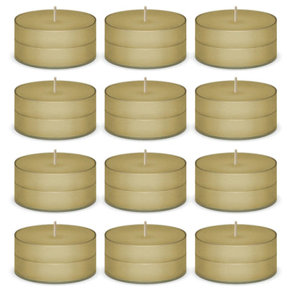 French Vanilla Scented Tea Lights Candles by American Candle - 12 Pack