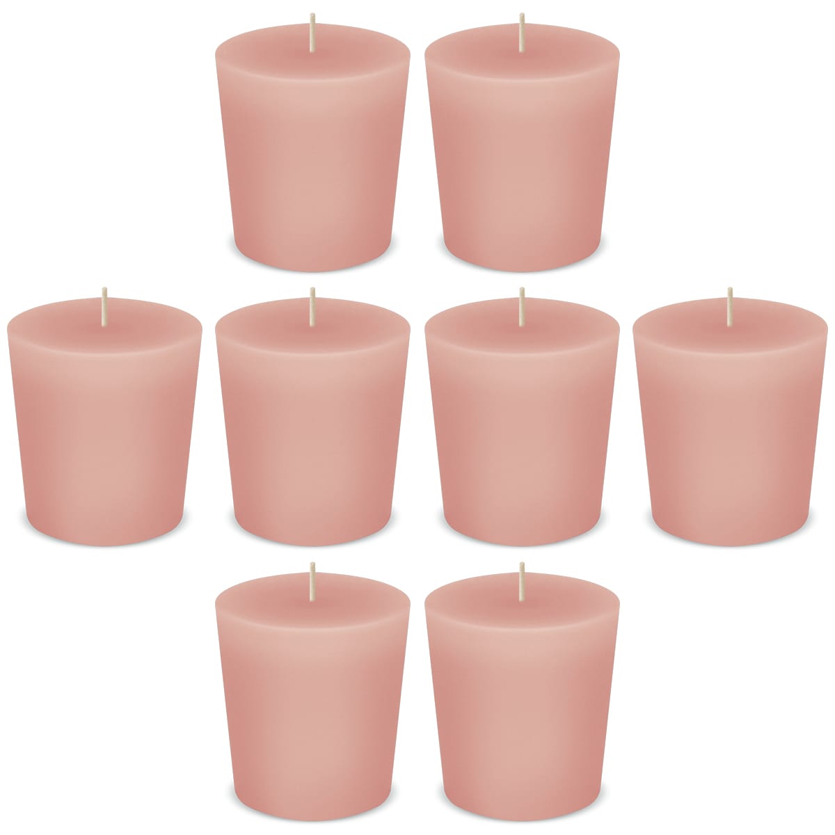 American Candle Georgia Peach Votive Scented Candles by American Candle - Box of 8 - Made in the USA