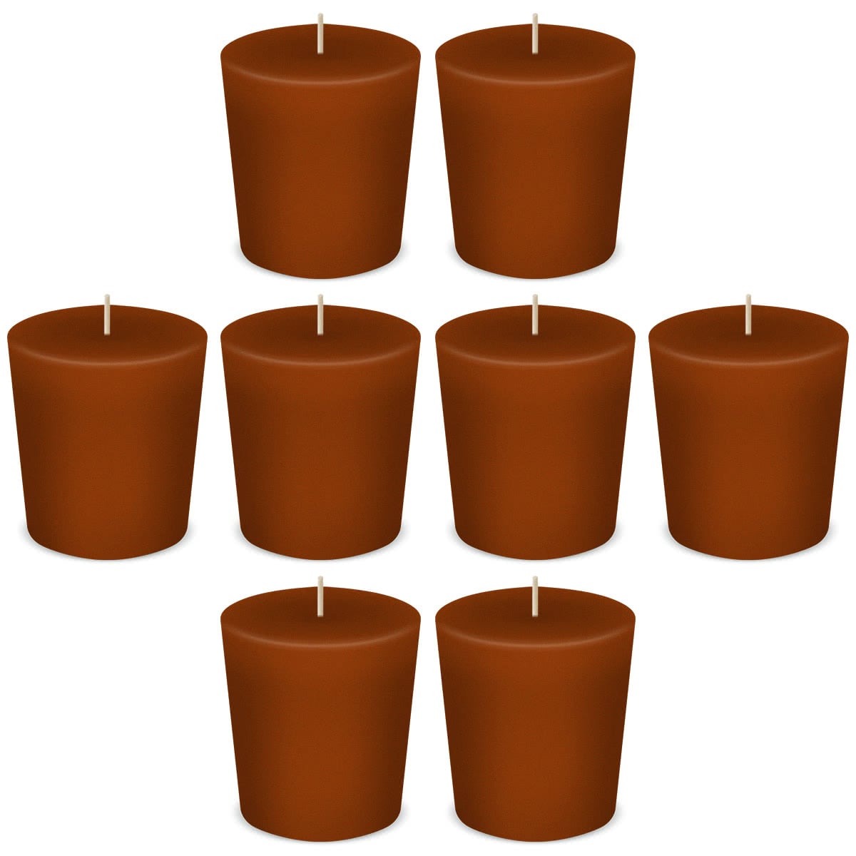 American Candle Gingerbread Votive Scented Candles by American Candle - Box of 8 - Made in the USA