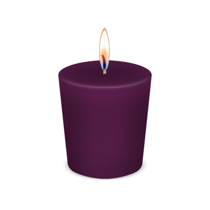 American Candle Grape Scented Votive Candle with Flame - Made in the USA