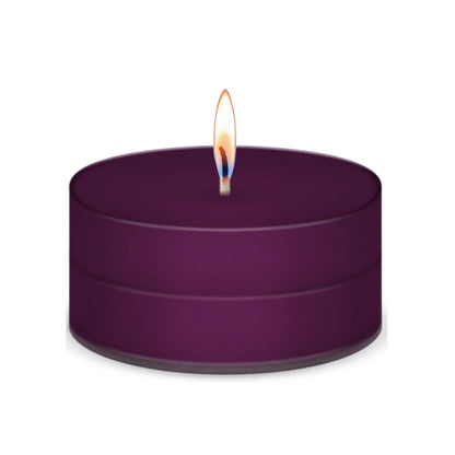 American Candle Grape Scented Tea Light Candle with Flame - Made in the USA