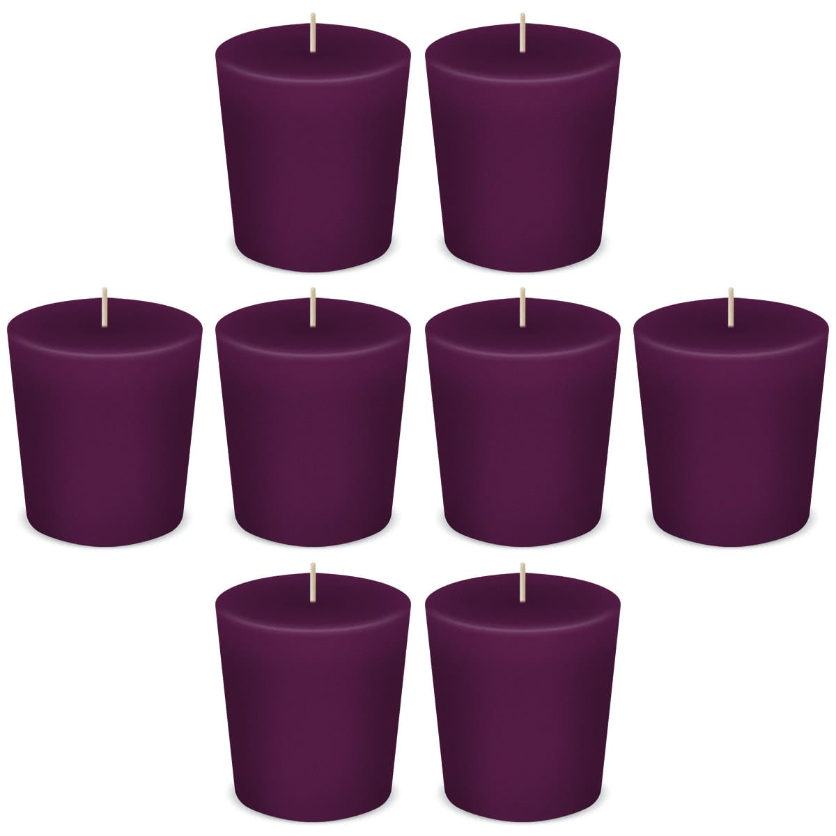 American Candle Grape Votive Scented Candles by American Candle - Box of 8 - Made in the USA