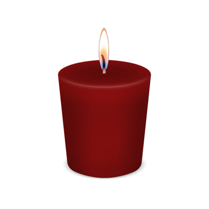 American Candle Hollyberry Scented Votive Candle with Flame - Made in the USA