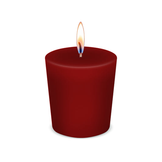 American Candle Hollyberry Scented Votive Candle with Flame - Made in the USA