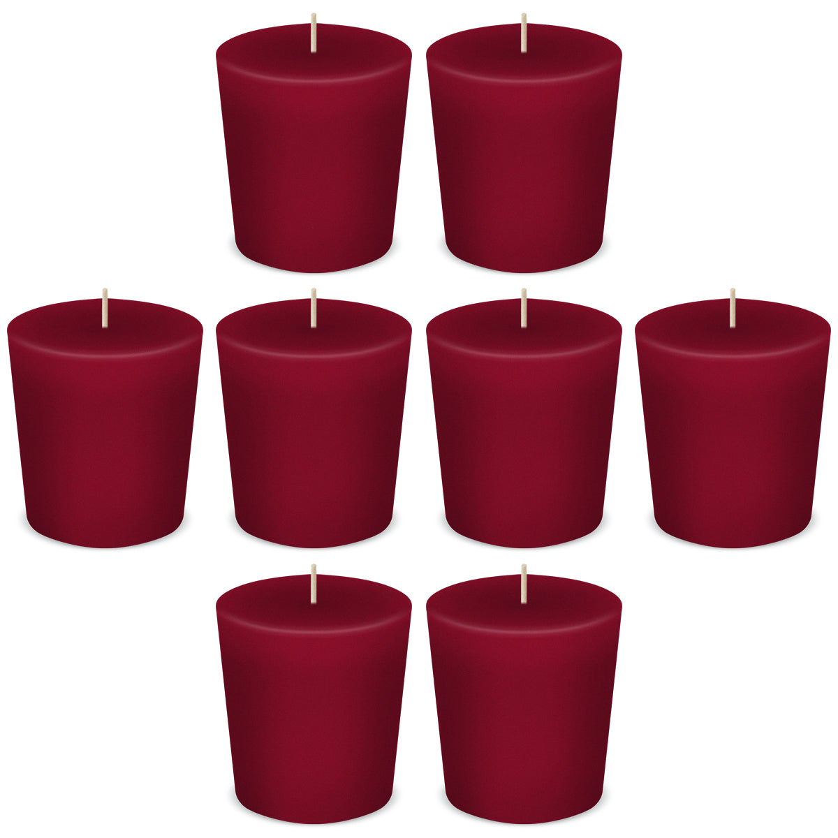 American Candle Hollyberry Votive Scented Candles by American Candle - Box of 8 - Made in the USA
