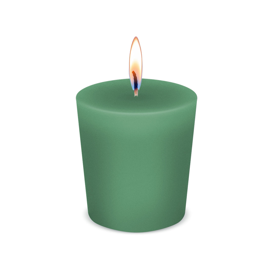 American Candle Honeydew Scented Votive Candle with Flame - Made in the USA