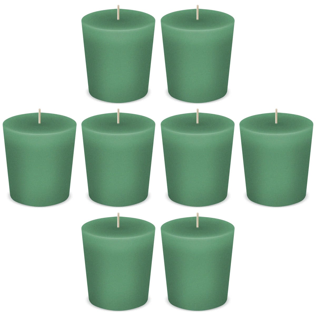 American Candle Honeydew Melon Votive Scented Candles by American Candle - Box of 8 - Made in the USA