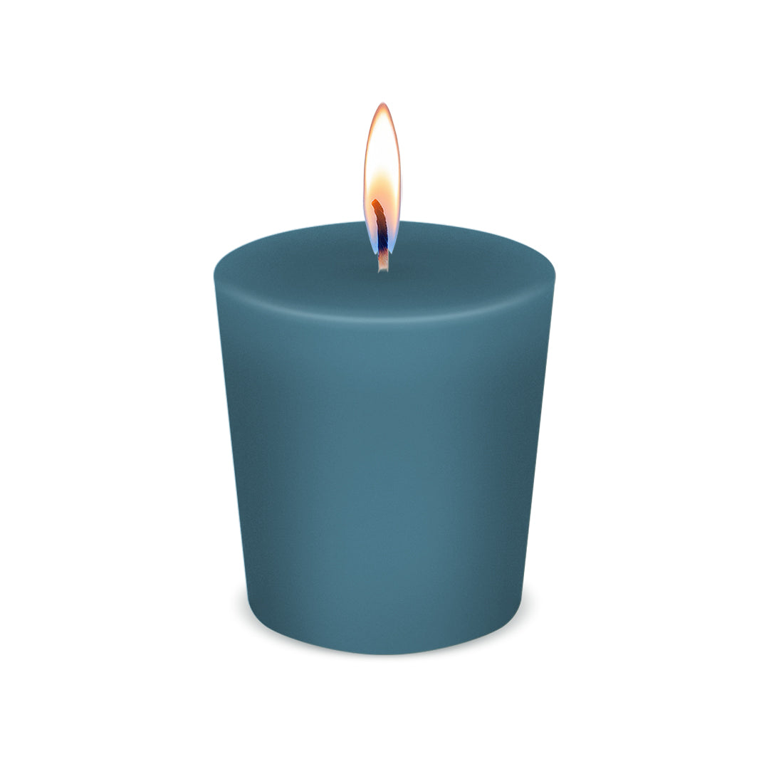American Candle Honeysuckle Scented Votive Candle with Flame - Made in the USA