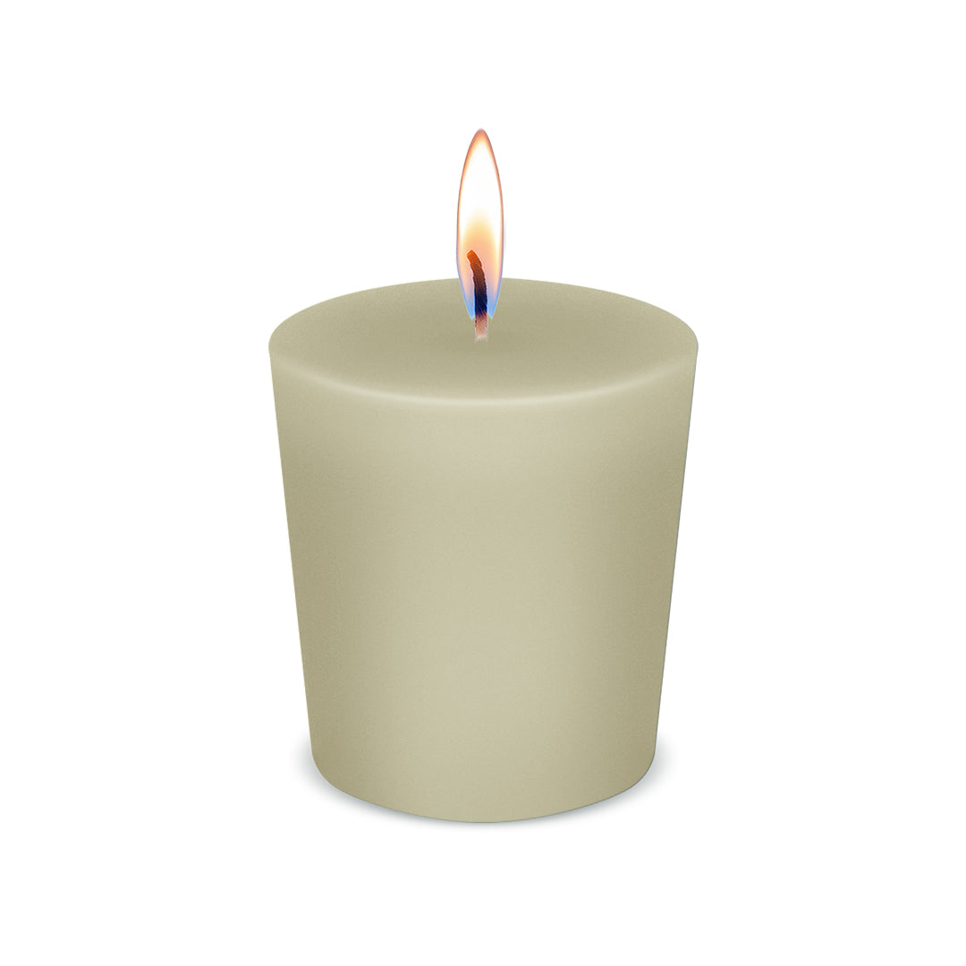 American Candle Jasmine Scented Votive Candle with Flame - Made in the USA