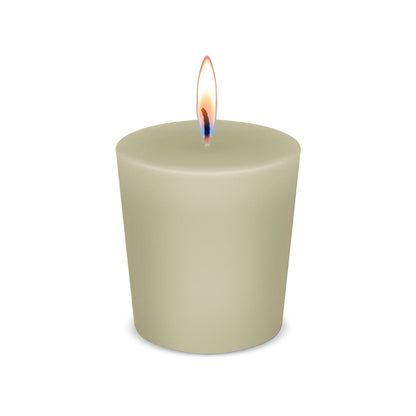 American Candle Jasmine Scented Votive Candle with Flame - Made in the USA