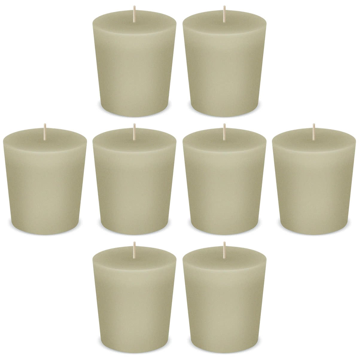 American Candle Jasmine Votive Scented Candles by American Candle - Box of 8 - Made in the USA