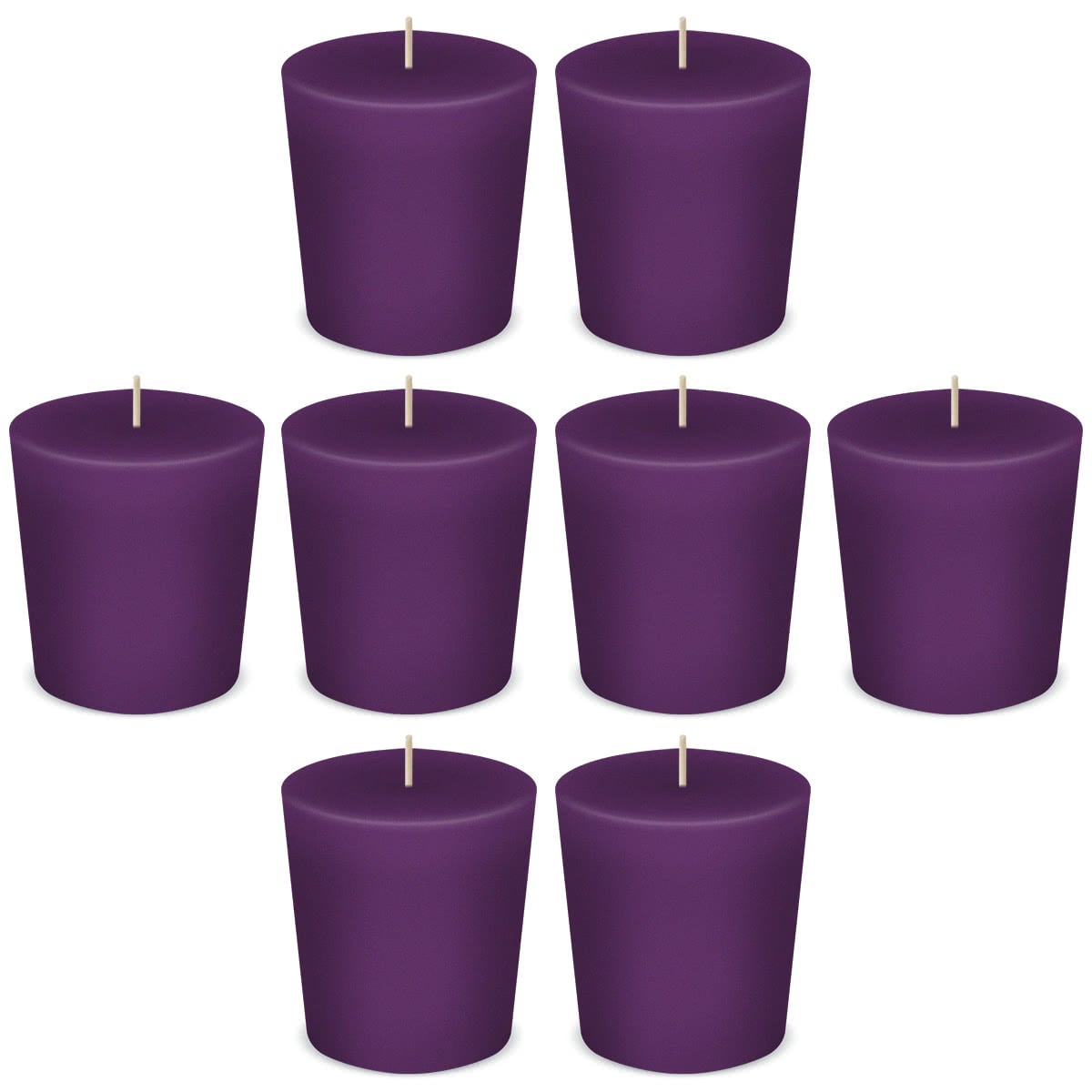 American Candle Lavender Votive Scented Candles by American Candle - Box of 8 - Made in the USA