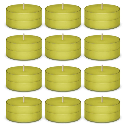 Lemon Scented Tea Lights Candles by American Candle - 12 Pack