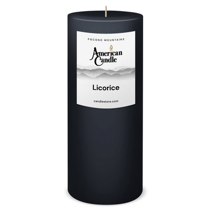 American Candle Chocolate 3x9 Scented Pillar Candle - Made in the USA