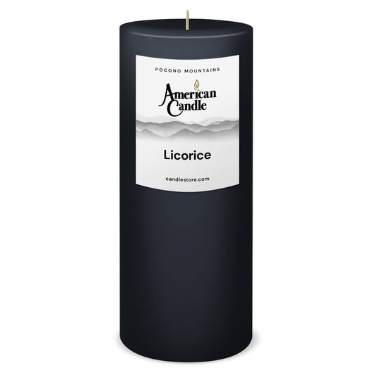 American Candle Chocolate 3x9 Scented Pillar Candle - Made in the USA