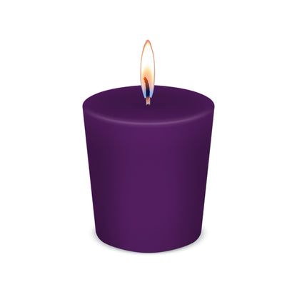 American Candle Lilac Scented Votive Candles with Flame - Made in the USA