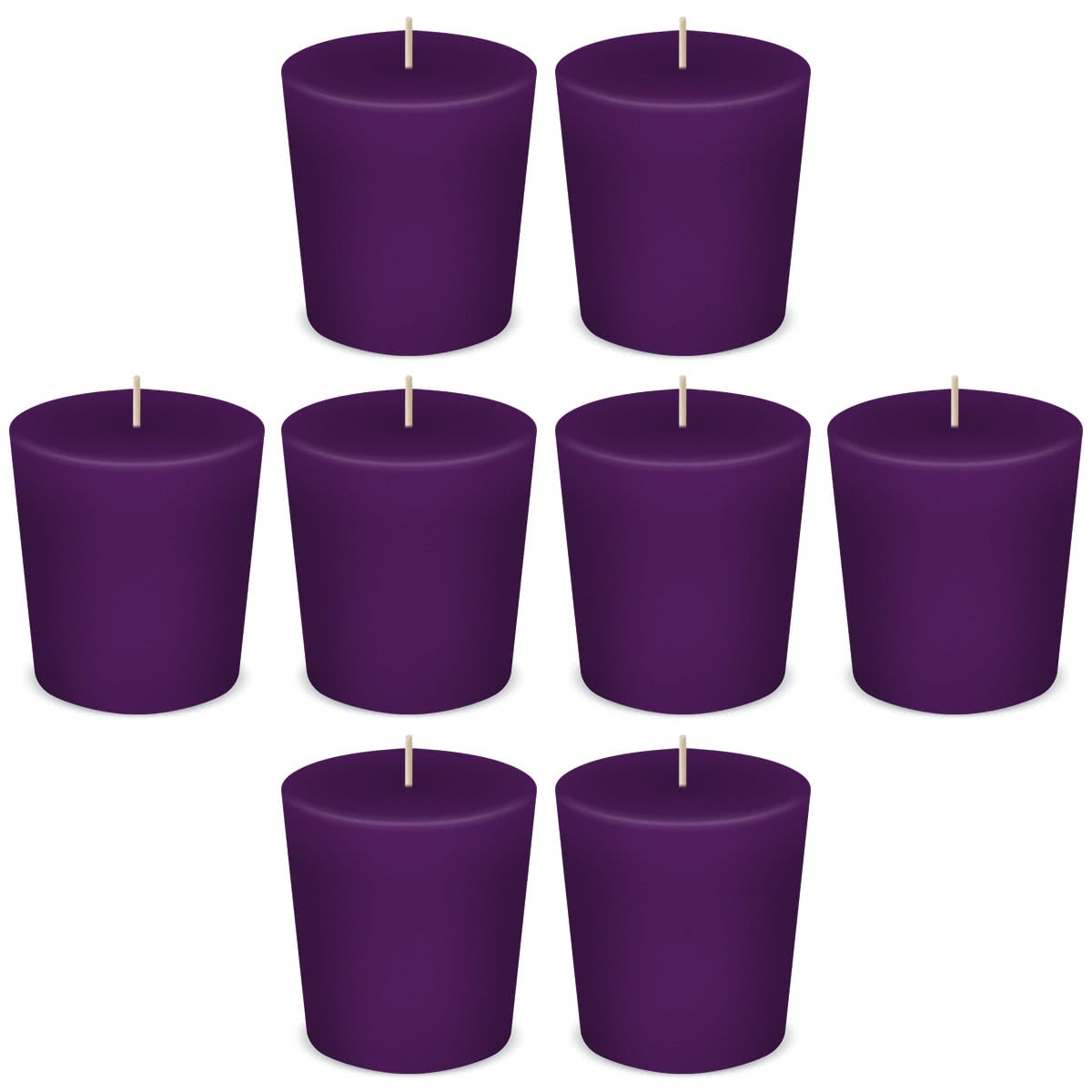 American Candle Lilac Votive Scented Candles by American Candle - Box of 8 - Made in the USA