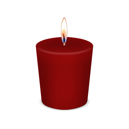 American Candle Macintosh Apple Scented Votive Candle with Flame - Made in the USA